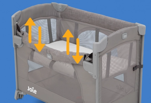 Joie Kubbie Sleep Divpakāpju gultiņa Foggy Grey