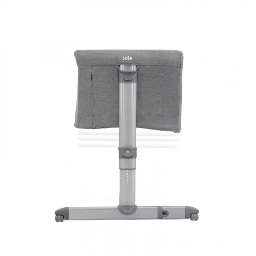 Joie Roomie Pelēks Flaneļa Gulta-manēža ar nolaižamu sānu