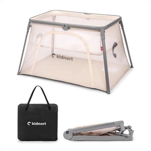 Kidnort Bleke Unique beige Детская дорожная кроватка