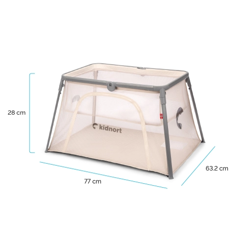 Kidnort Bleke Unique beige Детская дорожная кроватка