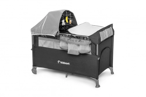 Kidnort Stugan Oxford 300
Dark gry Детская дорожная кроватка