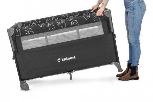 Kidnort Stugan Oxford 300
Dark gry Детская дорожная кроватка