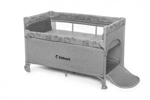 Kidnort Stugan Oxford 300
Light gray Детская дорожная кроватка