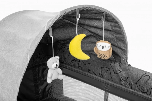 Kidnort Stugan Oxford 300
Light gray Детская дорожная кроватка