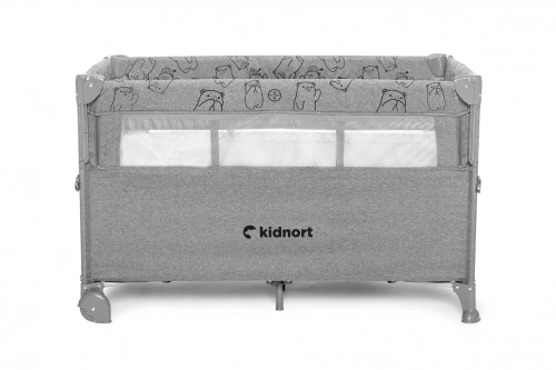 Kidnort Stugan Oxford 300
Light gray Детская дорожная кроватка