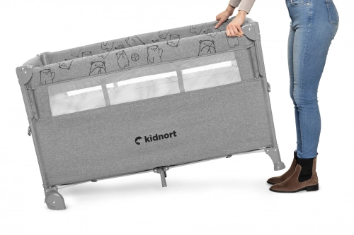 Kidnort Stugan Oxford 300
Light gray Детская дорожная кроватка
