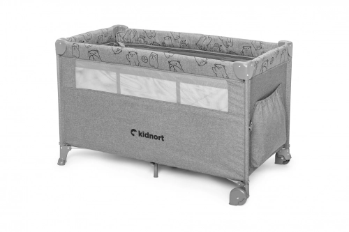 Kidnort Stugan Oxford 300
Light gray Детская дорожная кроватка