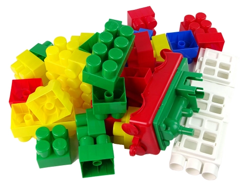 Large Coloured K3 Construction Bricks