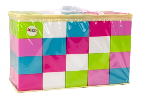 Large Construction Blocks in a Bag Colorful Stickers 20 El