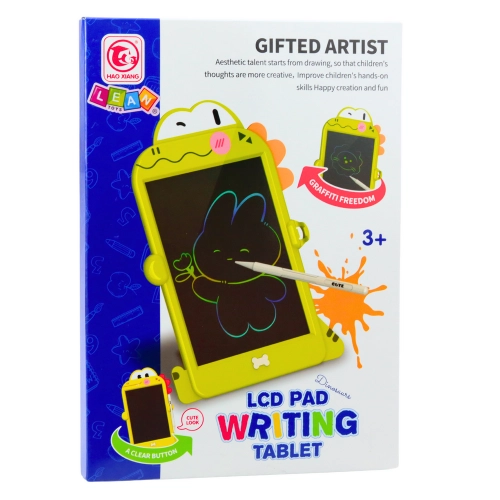 LCD Writing Drawing Board Dinosaur Stylus Green