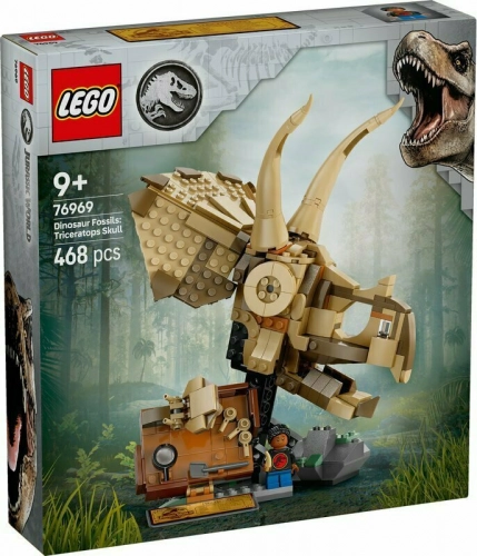 LEGO 76969 JURASSIC WORLD Dinosaur Skeletons: Triceratops Skull