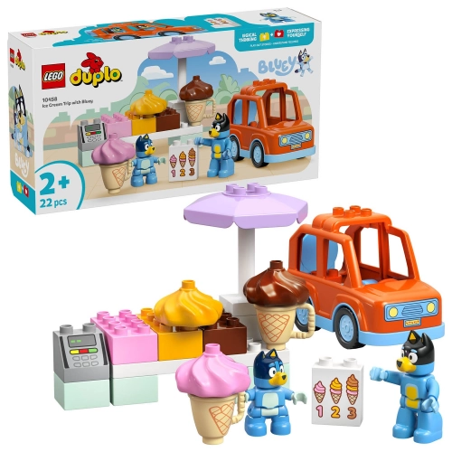 LEGO Duplo Bluey Ice Cream Trip With Bluey 10458
