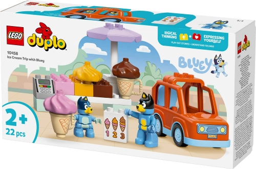 LEGO Duplo Bluey Ice Cream Trip With Bluey 10458