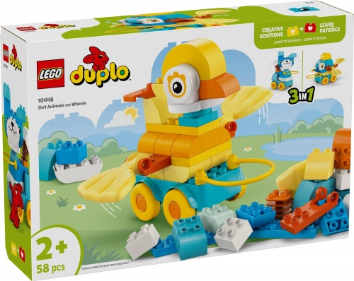 LEGO Duplo Town 3In1 Animals On Wheels 10448