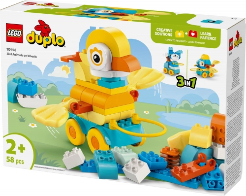 LEGO Duplo Town 3In1 Animals On Wheels 10448