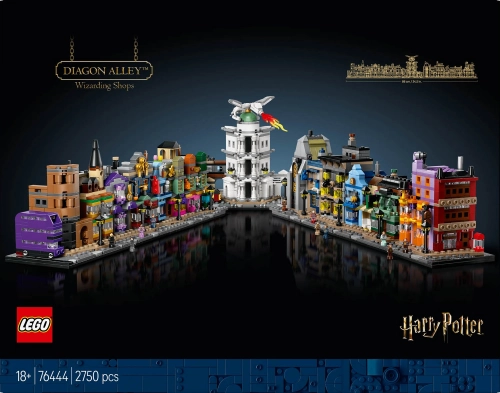 LEGO Harry Potter TM Diagon Alley Wizarding Shops 76444