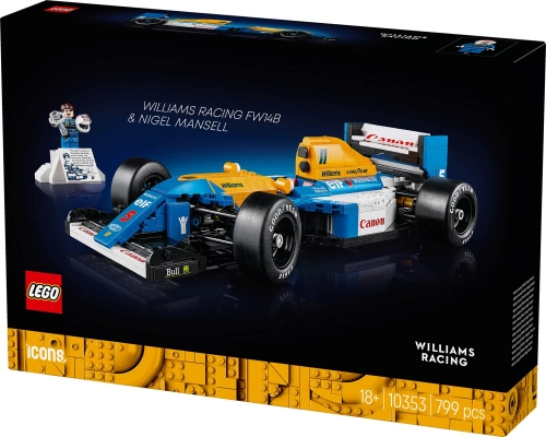 LEGO Icons Williams Racing Fw14B & Nigel Mansell 10353
