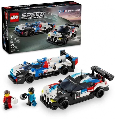 LEGO Speed Champions Samochody wyścigowe BMW M4 GT3 & BMW M Hybrid V8 76922