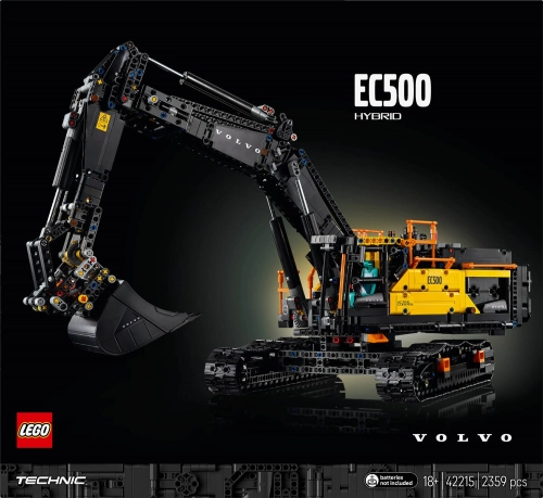 LEGO Technic Volvo Ec500 Hybrid Excavator 42215