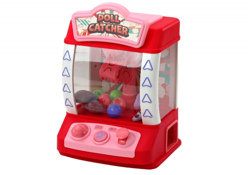 Machine for Catching Dolls, Gadgets, Stuffed Animals, Balls, Pink