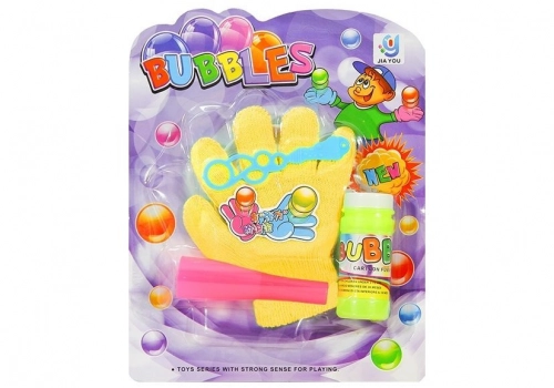 MAGIC CATCHABLE BUBBLE SET KIDS BLOWING BUBBLES BOUNCE CATCH CATCHING GLOVE FUN