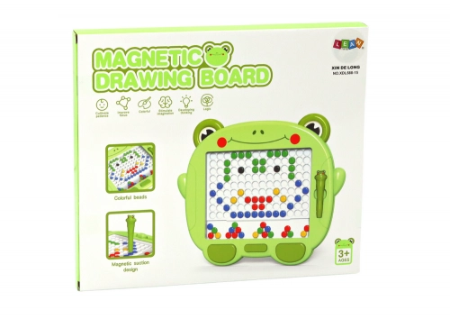 Magnetic Educational Board Frog Stylus Pad Green Beads Puzzle