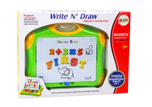 Magnetic Educational Board Letters Numbers Marker Pen Sponge