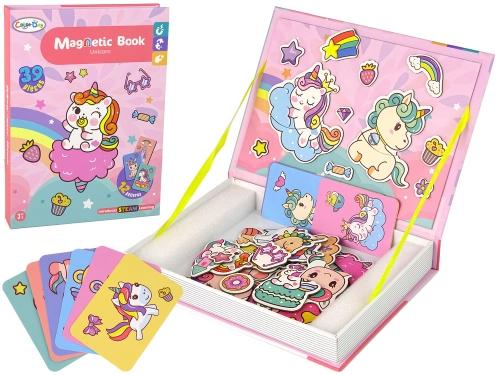 Magnetic Puzzle Book Unicorns Puzzles Cards