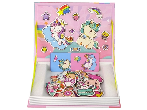 Magnetic Puzzle Book Unicorns Puzzles Cards