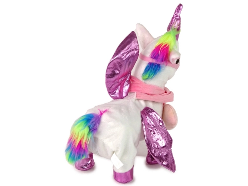 Mascot Horse Interactive Unicorn White Pink Wings