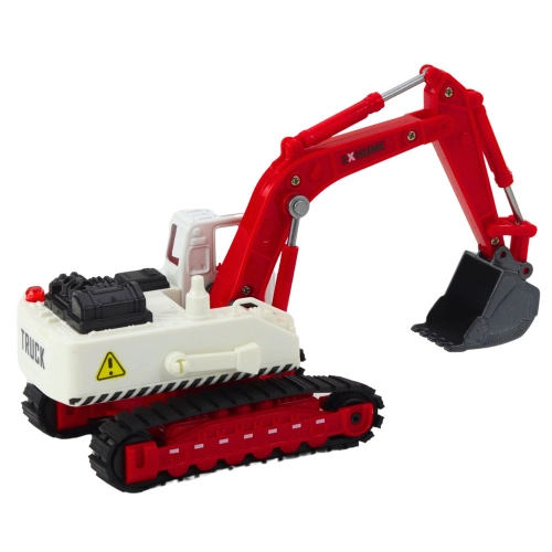 Metal Crawler Excavator with Movable Swivel Bucket, Cabin, Lights, Sounds
