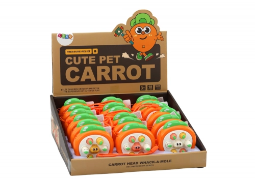 Mini Arcade Game Wac A Mole Carrots Orange