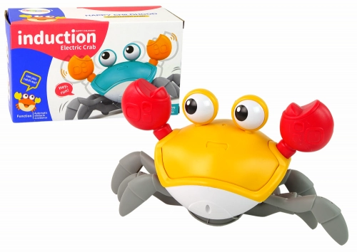Moving Crab Interactive Sound Orange