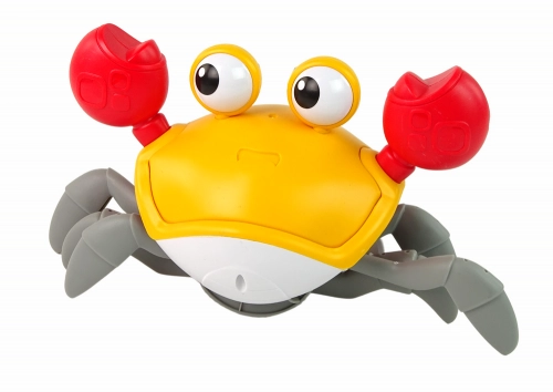Moving Crab Interactive Sound Orange