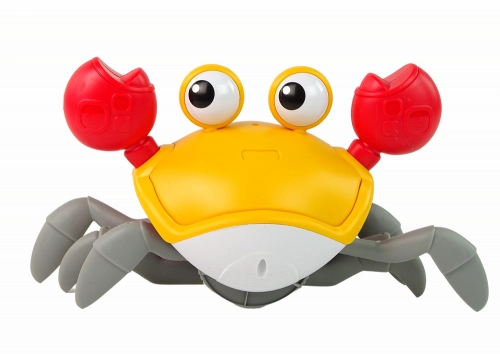 Moving Crab Interactive Sound Orange