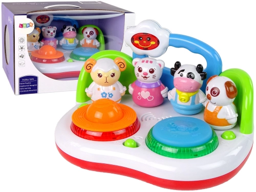 Musical DJ Game with Animals Lights Sound