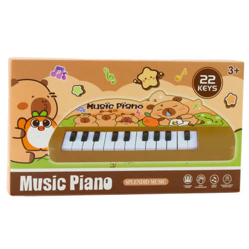 Musical Piano for Children Kapybara Mini Keyboard 22 Keys