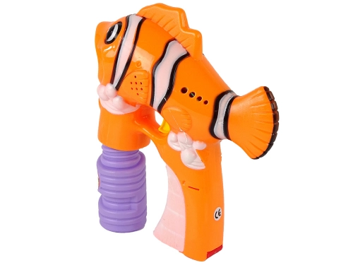 Orange Fish Soap Bubble Machine