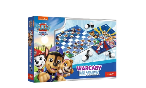 Paw Patrol Checkers and Mill Game Trefl 02798