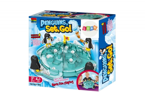 Penguin Football Kick the Ball Iceberg