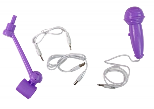 Pink Multifunctional Interactive Big Musical Baby Piano Microphone MP3