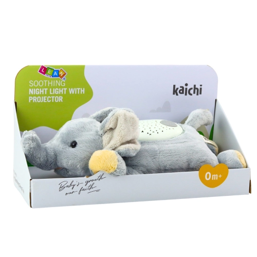Plush Elephant Sleeping Cuddly Toy Projector Sounds Noise