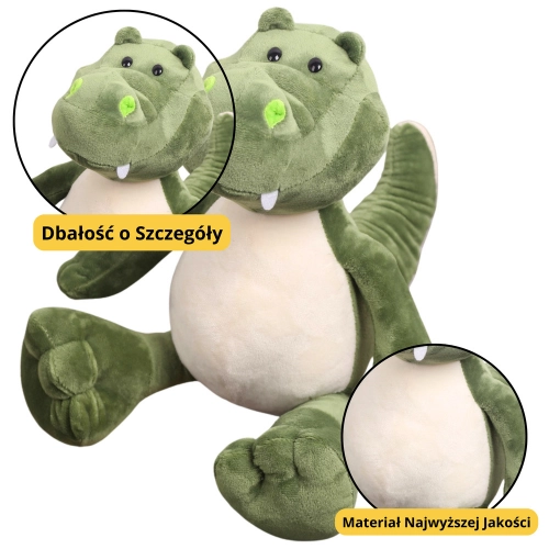 Plush Mascot Cuddly Toy Crocodile Green 25cm