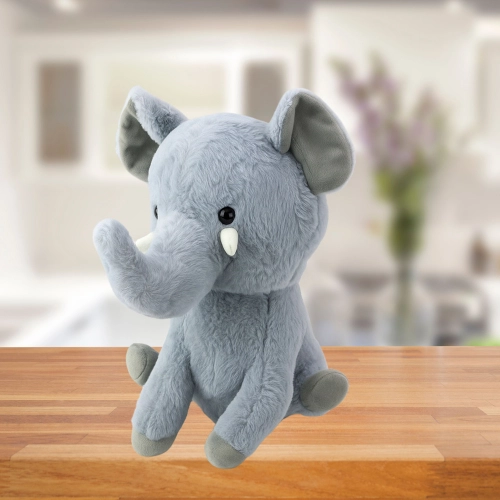 Plush Mascot Cuddly Toy Large Elephant Gray 36cm