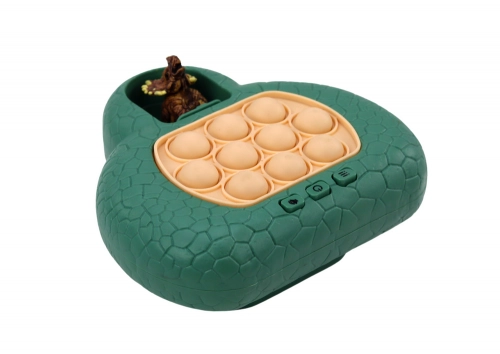 Pop It Dinosaur Arcade Game Console 4 Game Modes Green