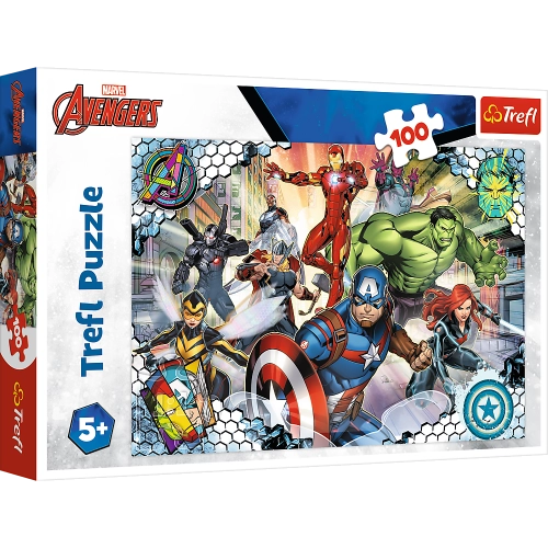 Puzzle - 100 - Sławni Avengers - Disney Marvel The Avengers 16454