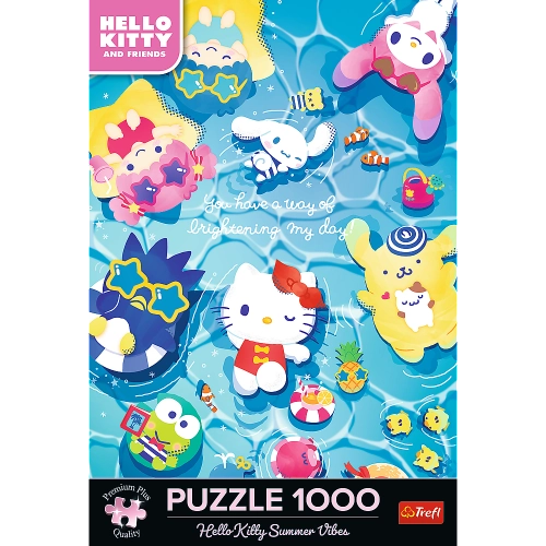 Puzzle - 1000 Premium Plus - Hello Kitty Summer Relaxation Trefl 12067