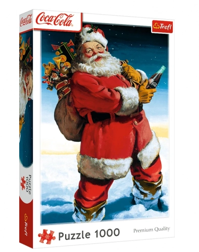 Puzzle – 1000 XMAS – Coca-Cola: Santa in the Snow – Trefl 10923