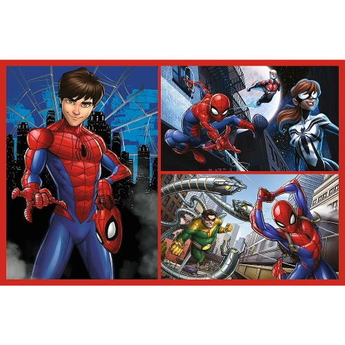 Puzzle - 2x70 - Spider Stories - Disney Marvel Spiderman Trefl 34443
