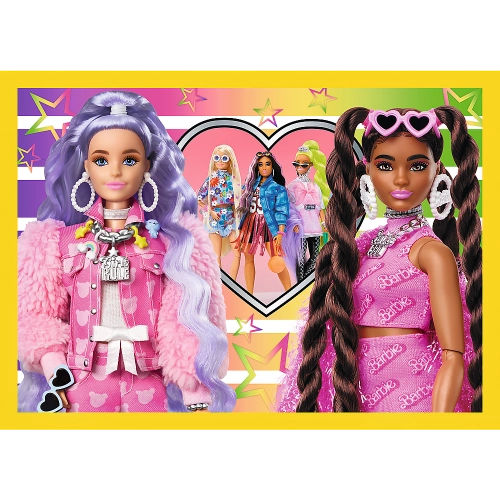 Puzzle - "4 in 1" - Happy World of Barbie Trefl 34626